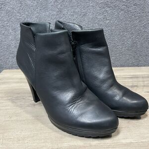 PAUL GREEN Alexa Boots Size US - 6 Black Made in Austria Leather Comfortable